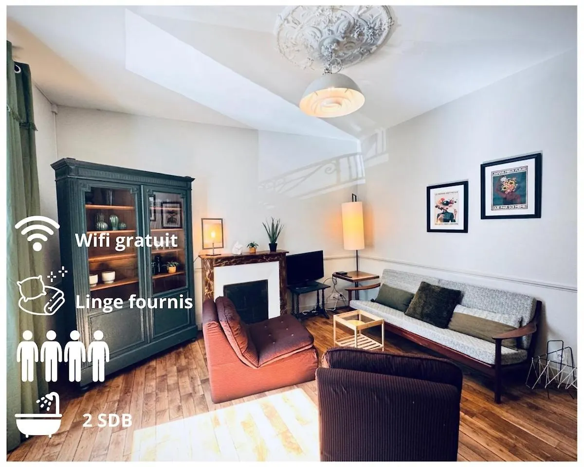 Διαμέρισμα Le Jakadi, Townhouse, Rennes City Center